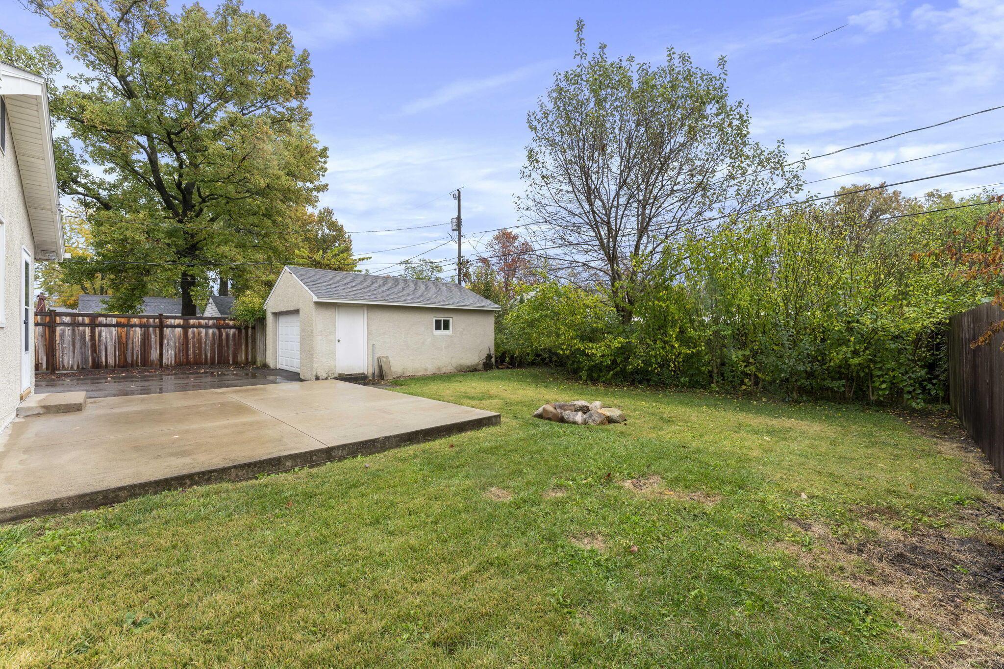 2565 Nottingham Road Columbus, OH 43221 - Photo 45 of 62 Rear Yard Oversized 1 Car Garage
