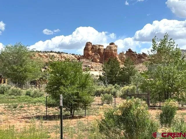 a view of an outdoor space and a yard