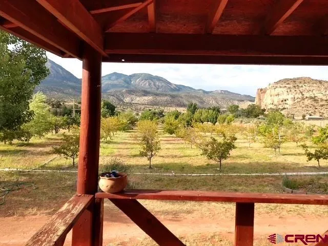 a view of ocean from a balcony