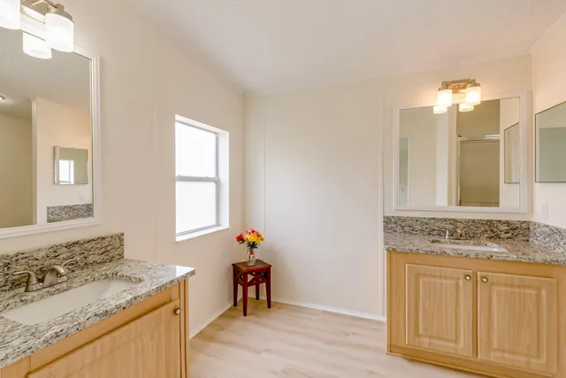 a view of pool with outdoor seating