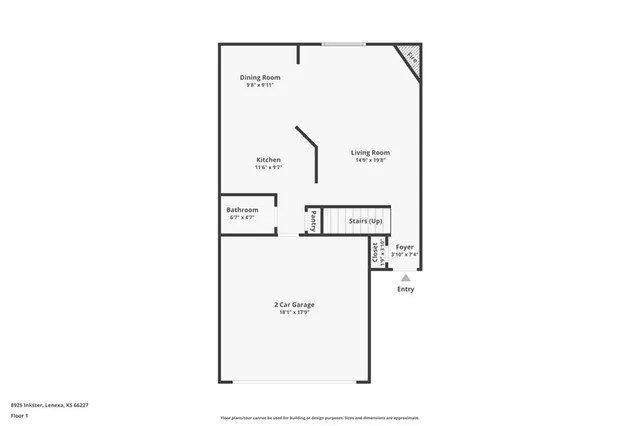 $300,000 | 8925 Inkster, Lenexa, KS 66227