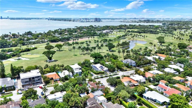 a view of a city with tall buildings