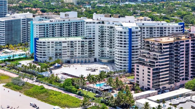 a view of a city with tall buildings