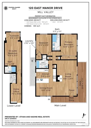$1,995,000 | 120 East Manor Drive, Mill Valley, CA 94941