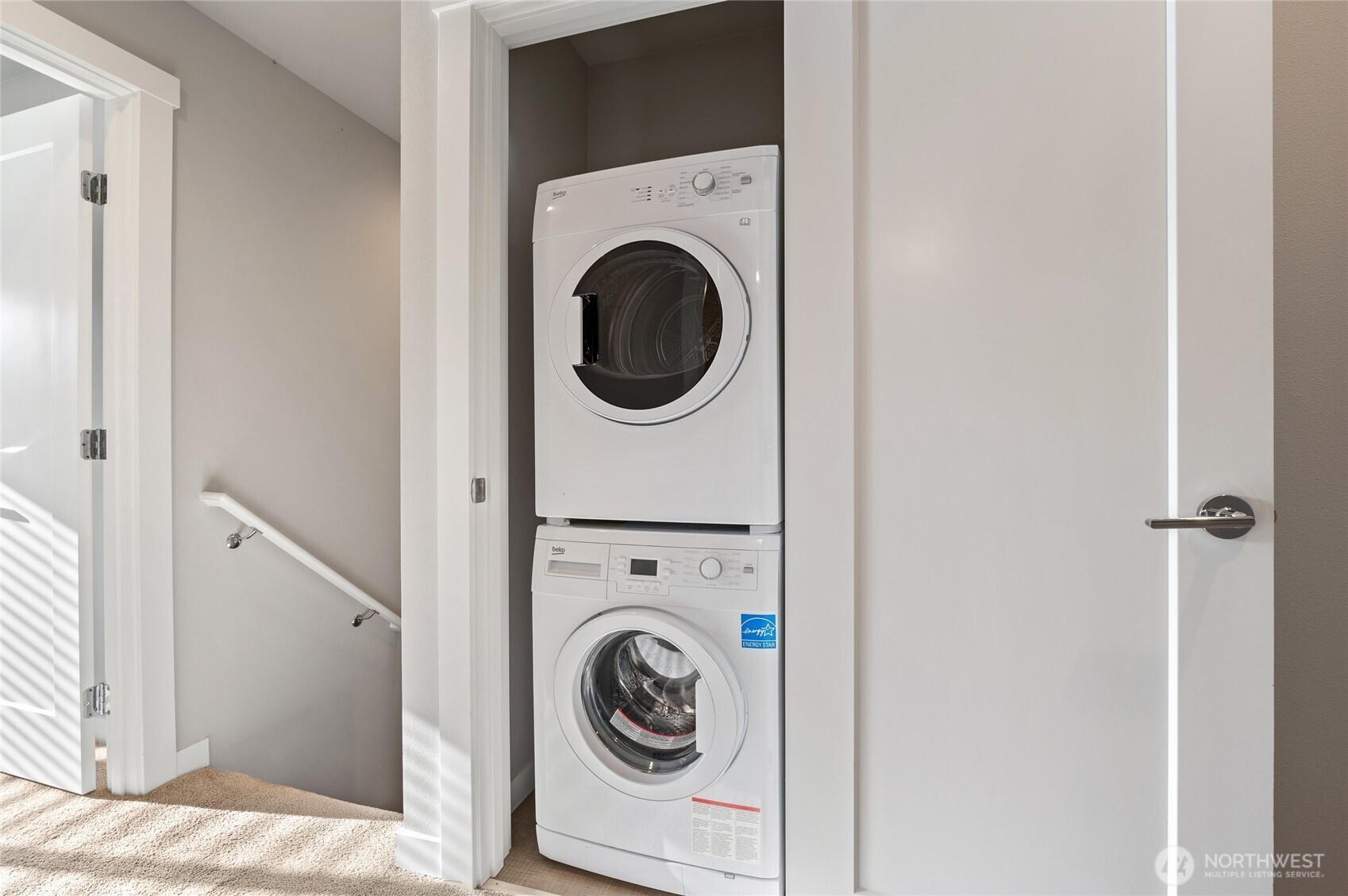 4910 South Willow Street, Unit B Seattle, WA 98118 - Photo 23 of 28 a utility room with dryer and washer