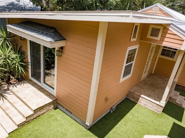 a view of room with racks on the wall