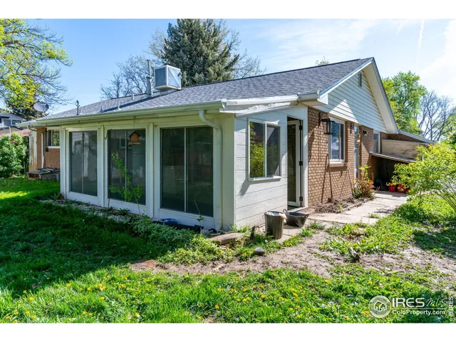 a view of a house with garden