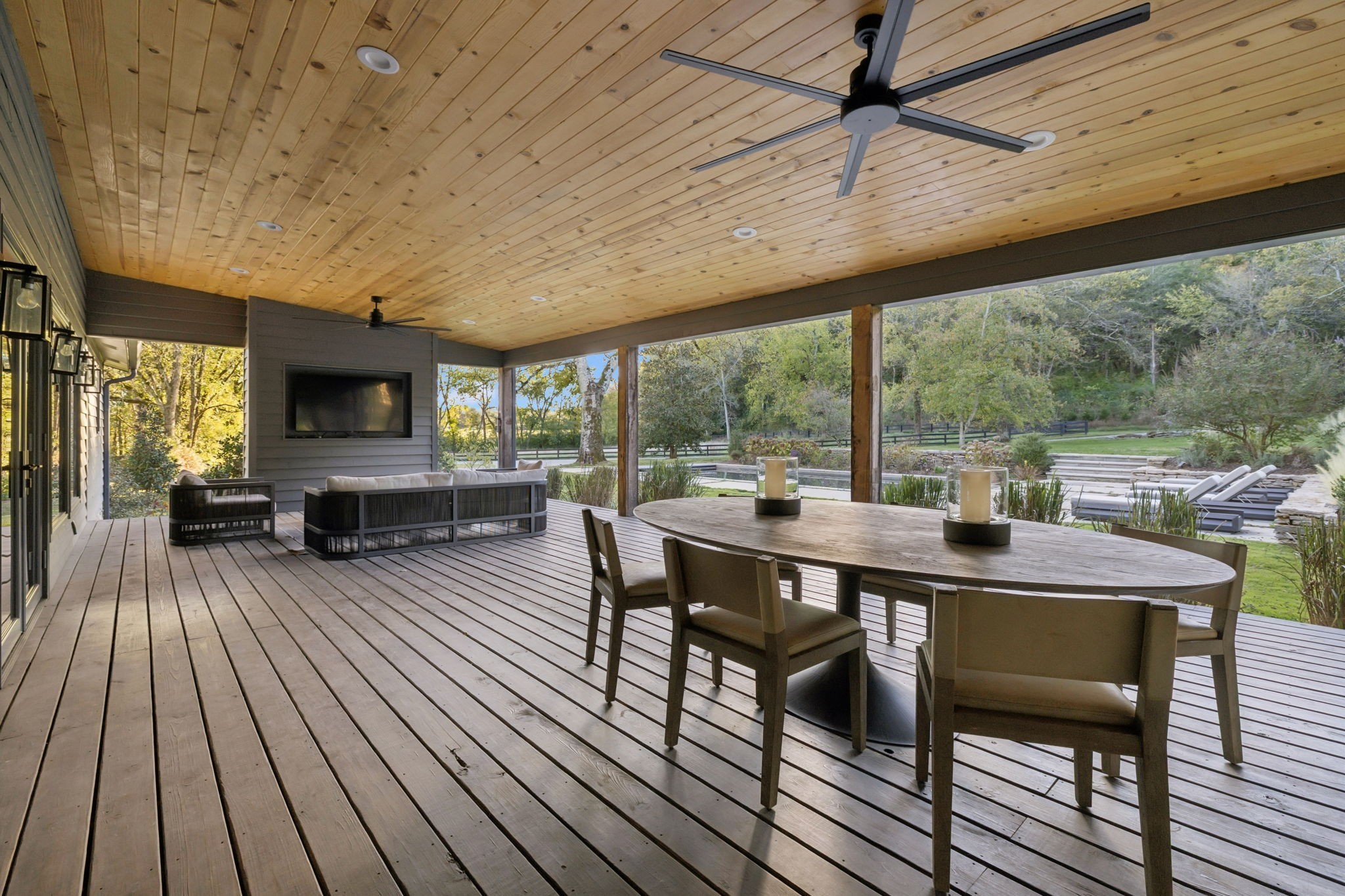 2060 Old Hillsboro Road Franklin, TN 37064 - Photo 54 of 75 a view of a dining room with furniture window and wooden floor