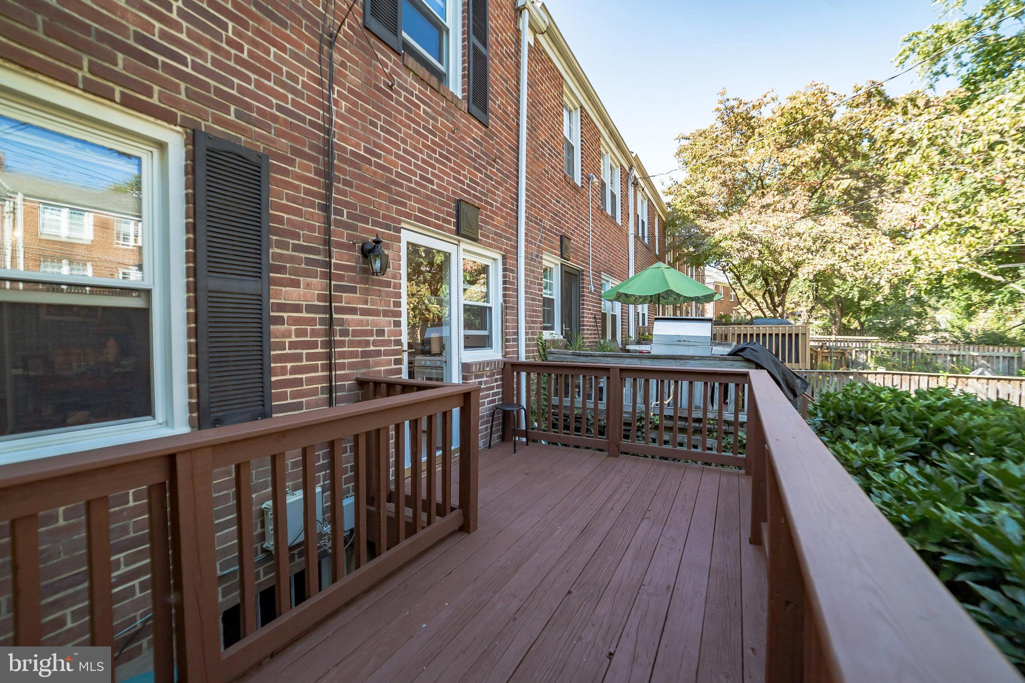 109 Stanmore Road Baltimore, MD 21212 - Photo 24 of 26 Rear Deck