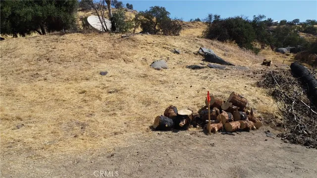 a view of a backyard of a house