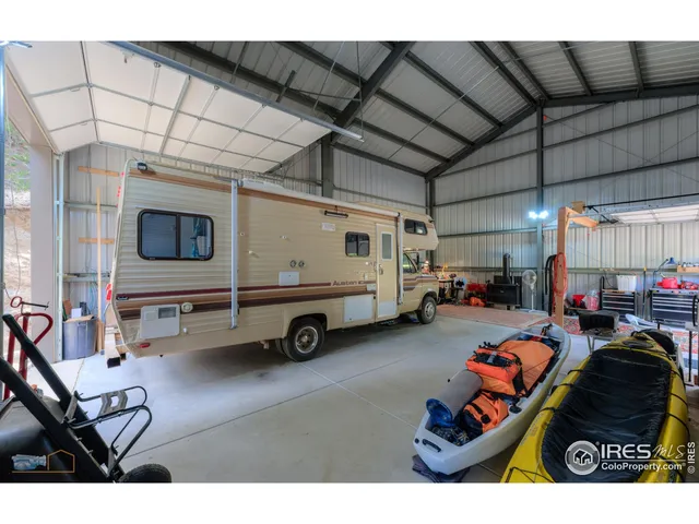 a view of car garage