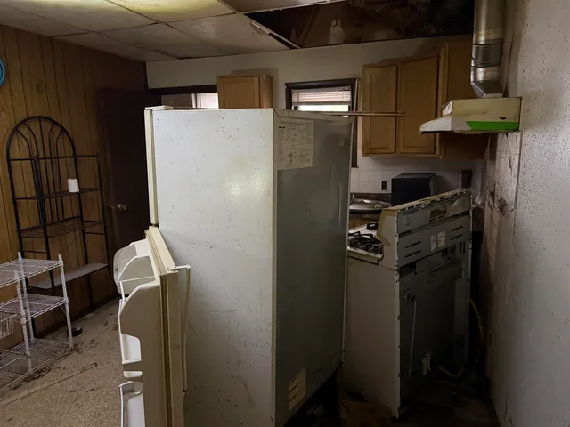 a room with storage and utility