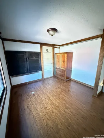 a view of a room with an empty space