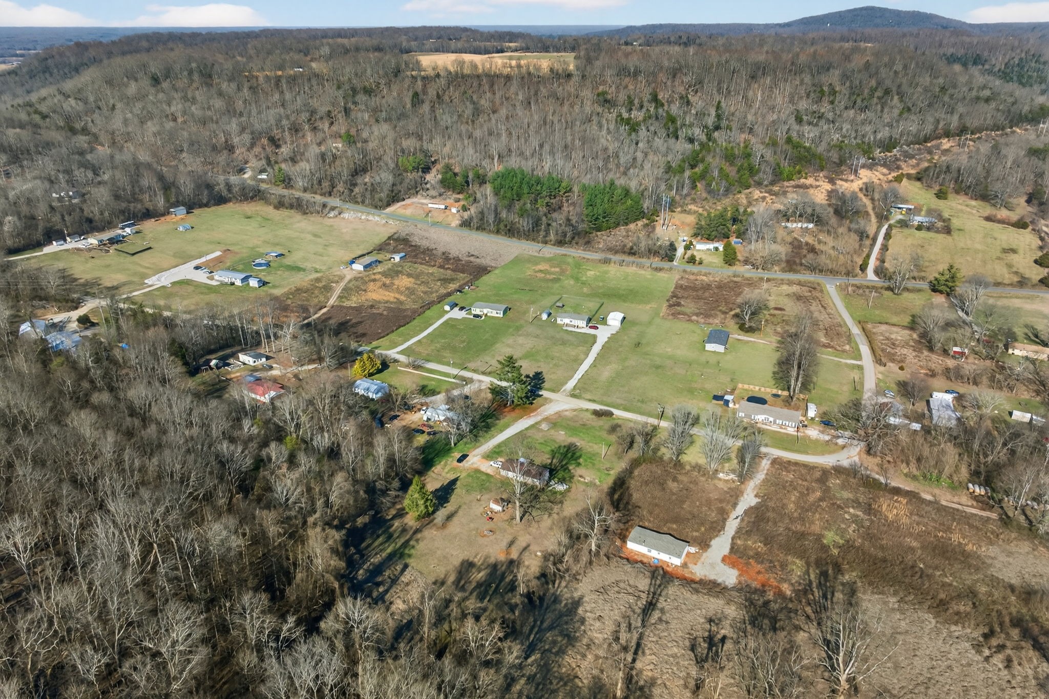 301 Morris Demps Road Sparta, TN 38583 - Photo 29 of 33 an aerial view of a house with a yard