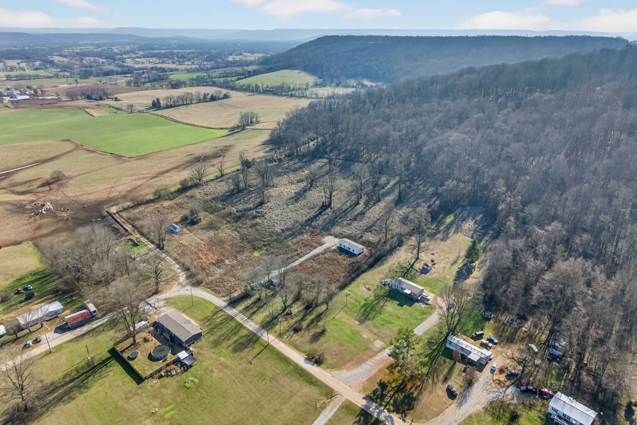 301 Morris Demps Road Sparta, TN 38583 - Photo 31 of 33 an aerial view of a house with a yard