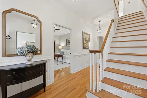 a view of living room and entryway