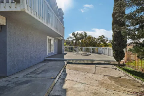 a outdoor space with a barbeque