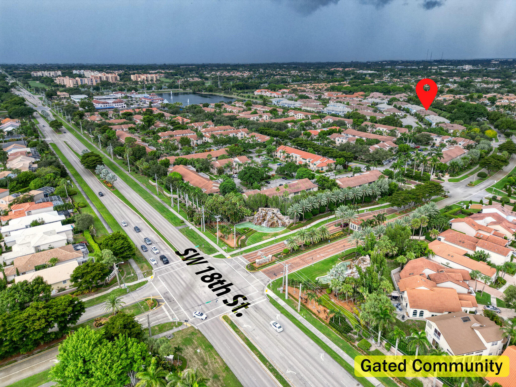 23008 Clear Echo Drive, Unit 11 Boca Raton, FL 33433 - Photo 15 of 64 an aerial view of a city