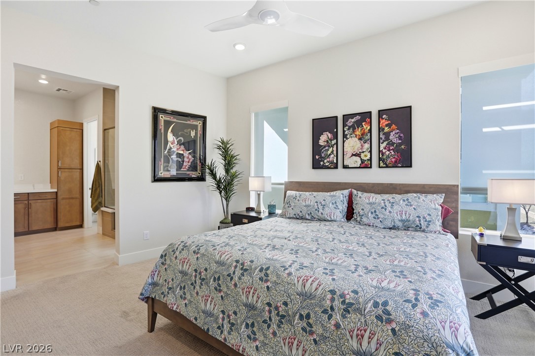 4159 Solace Street, Unit 2 Las Vegas, NV 89135 - Photo 30 of 71 Spacious Primary BR with ensuite spa-like bath.