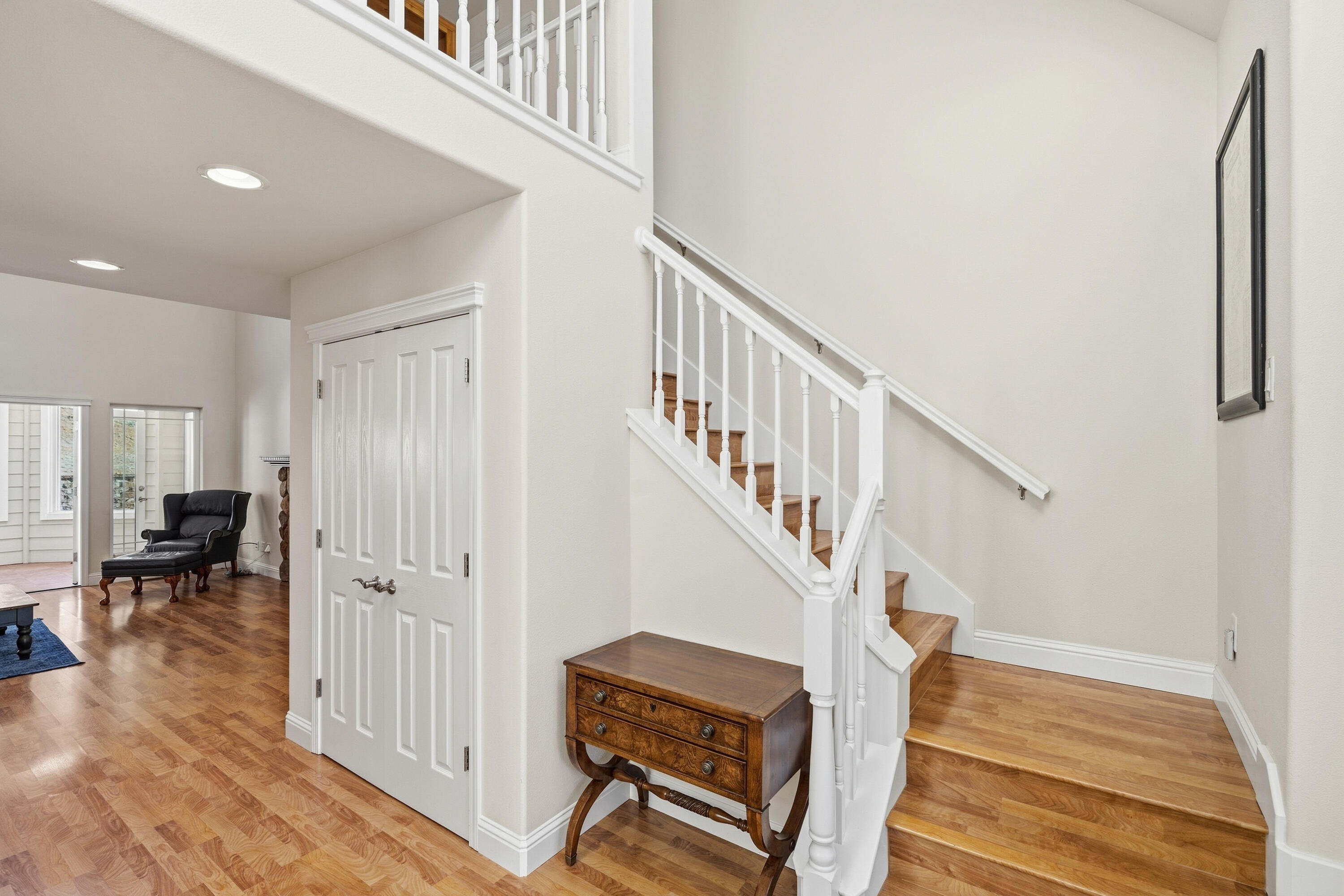 2995 Goose Ranch Road Lewiston, CA 96052 - Photo 29 of 60 Stairway to Bedroom Two and Three