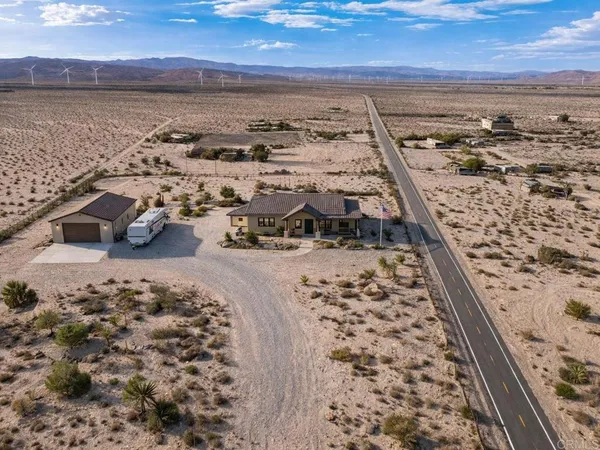 an aerial view of a ocean view