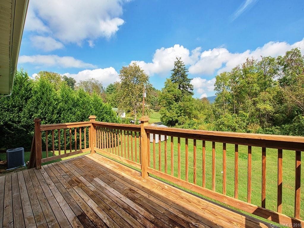 54 Barefoot Ridge Clyde, NC 28721 - Photo 12 of 24 a view of balcony with wooden floor