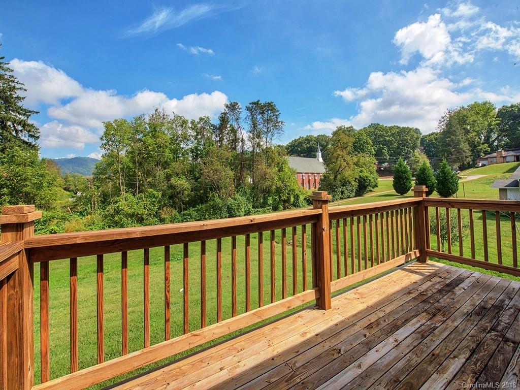 54 Barefoot Ridge Clyde, NC 28721 - Photo 13 of 24 a view of balcony with wooden floor