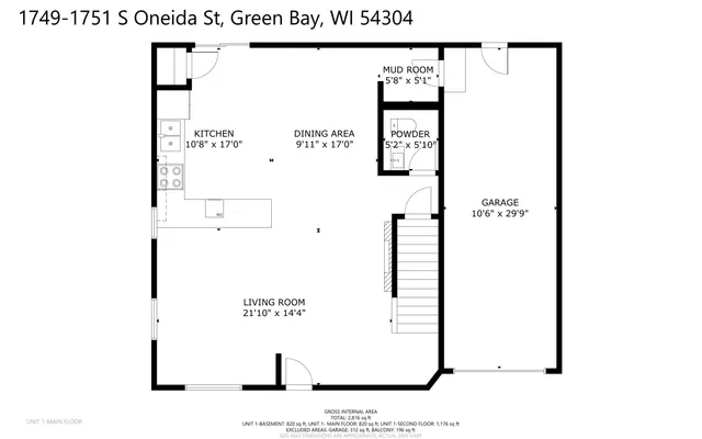 $1,750,000 | 1749 South Oneida Street, Green Bay, WI 54304