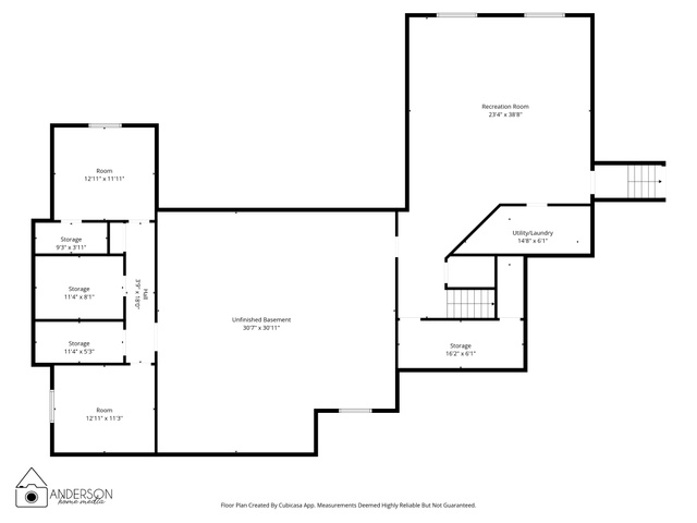 886 North 300th East Spring City, UT 84662 - Photo 40 of 40 Basement floor plan