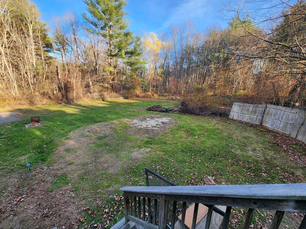 68 Hudson Road Stow, MA 01775 - Photo 23 of 39 a view of a backyard with large trees