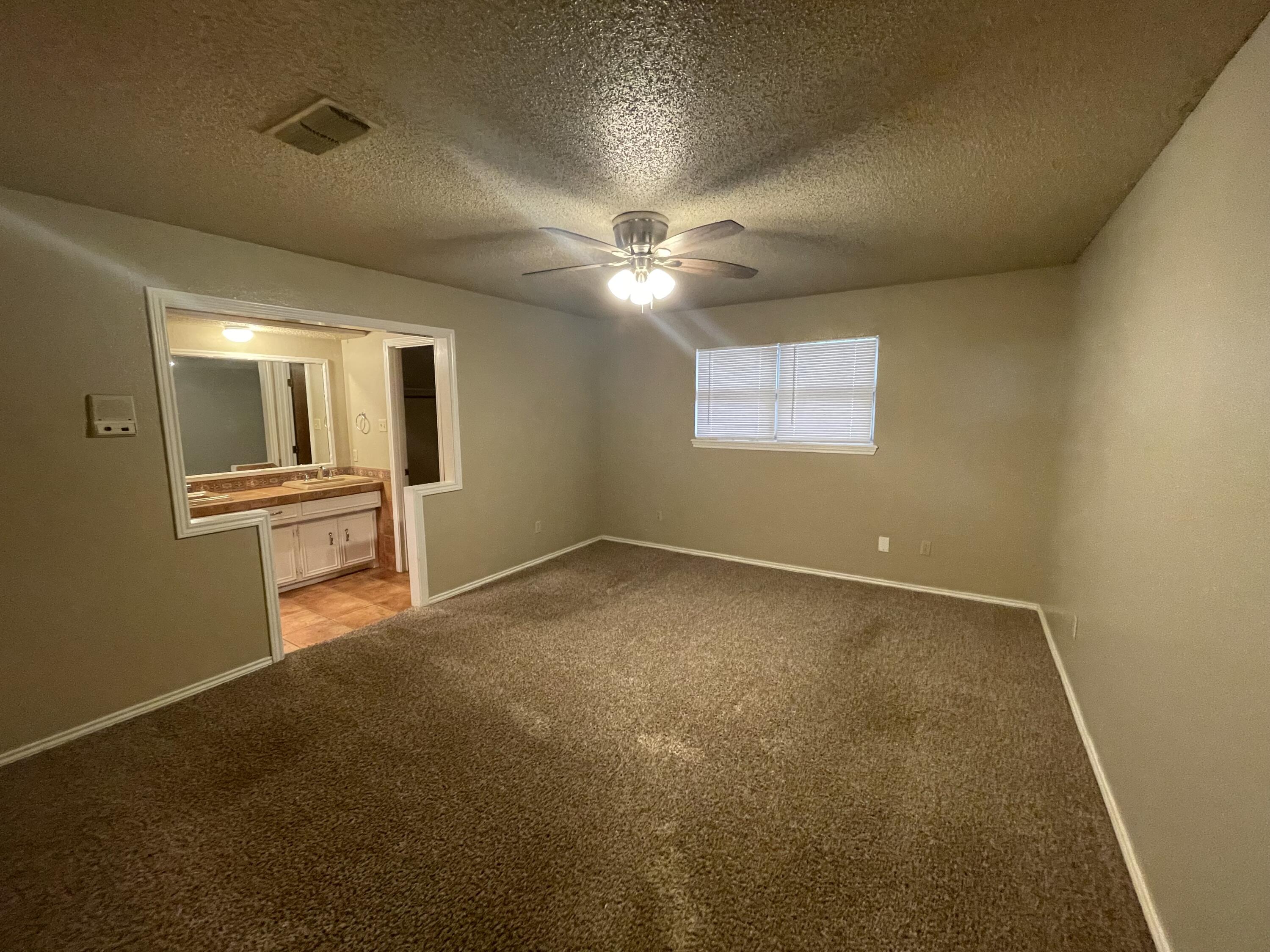 4434 78th Street Lubbock, TX 79424 - Photo 5 of 11 en empty room with windows and ceiling fan