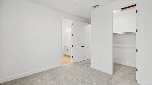 a view of an empty room