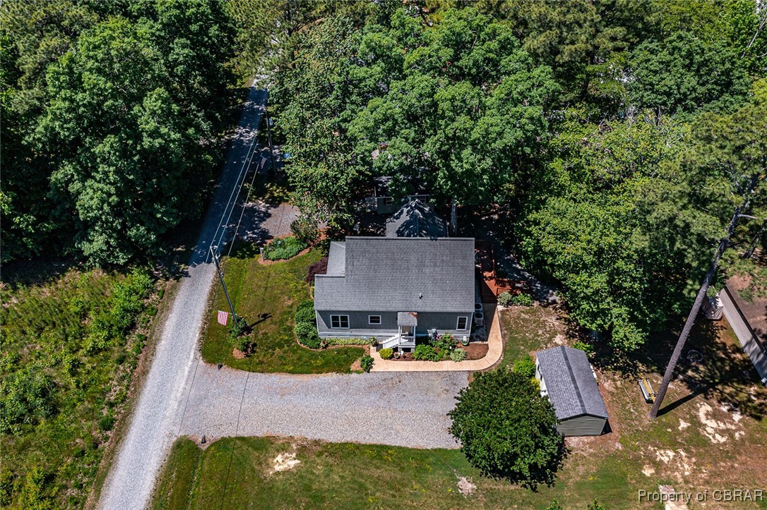 189 Virginia Road Reedville, VA 22539 - Photo 41 of 46 View from above of property