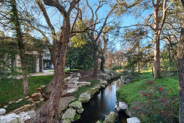 a view of a tree in front of a house