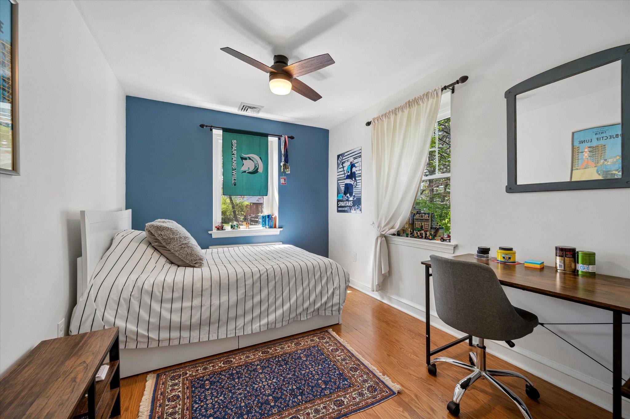 24 McCloskey Road Flourtown, PA 19031 - Photo 16 of 25 Cozy 2nd bedroom with vibrant accents.