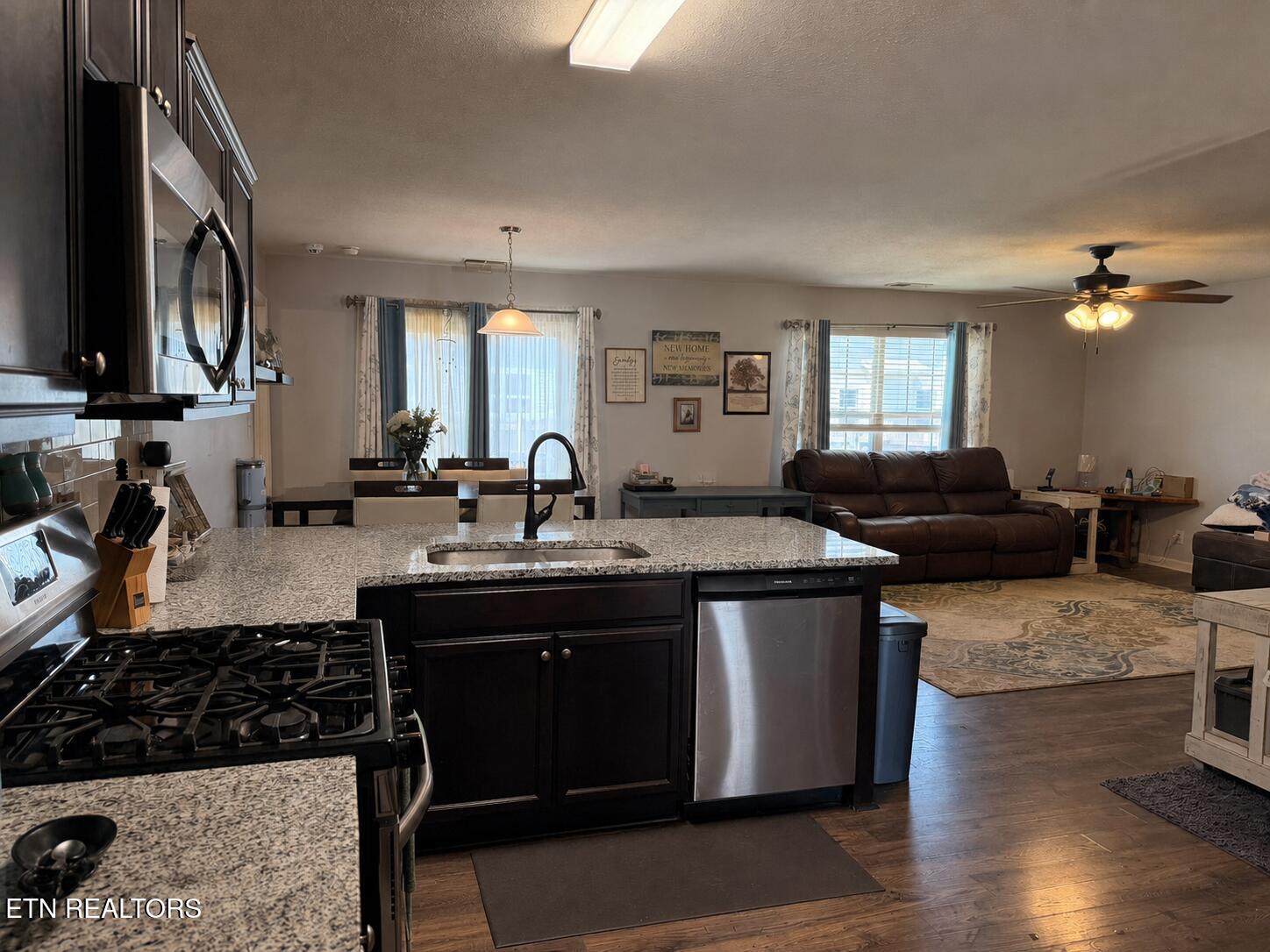 9443 Avian Forest Lane Heiskell, TN 37754 - Photo 11 of 28 kitchen to living
