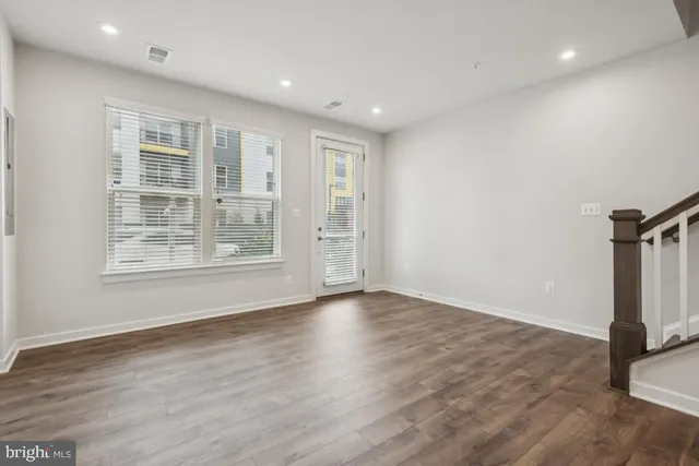 a view of livingroom with hardwood