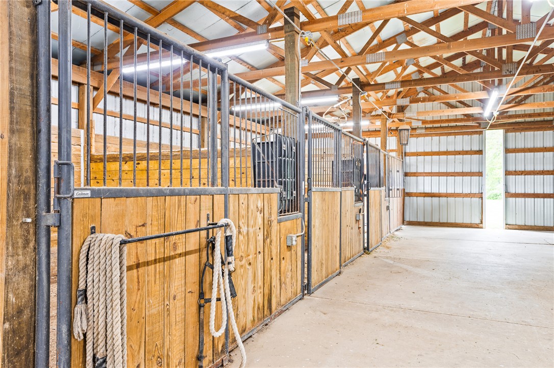 4222 Ramsey Road Springfield, OH 45502 - Photo 65 of 79 This spacious barn offers multiple horse stalls and high ceilings for comfortable equine living.
