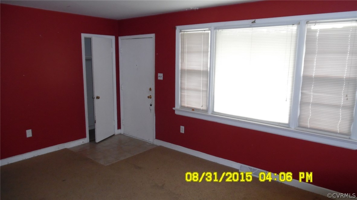 Living Room and Guest Closet