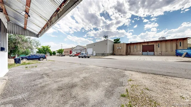 a view of a house with a patio