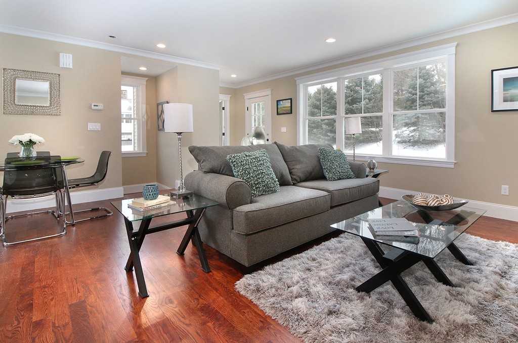 44 Howland Street Needham, MA 02492 - Photo 14 of 18 a living room with furniture wooden floor and a window