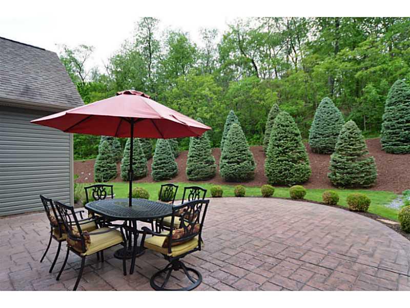 1025 Chapel Road Monaca, PA 15061 - Photo 20 of 24 Patio/Deck. The 29x25 stamped concrete patio offers a place to enjoy the beautiful landscaping.