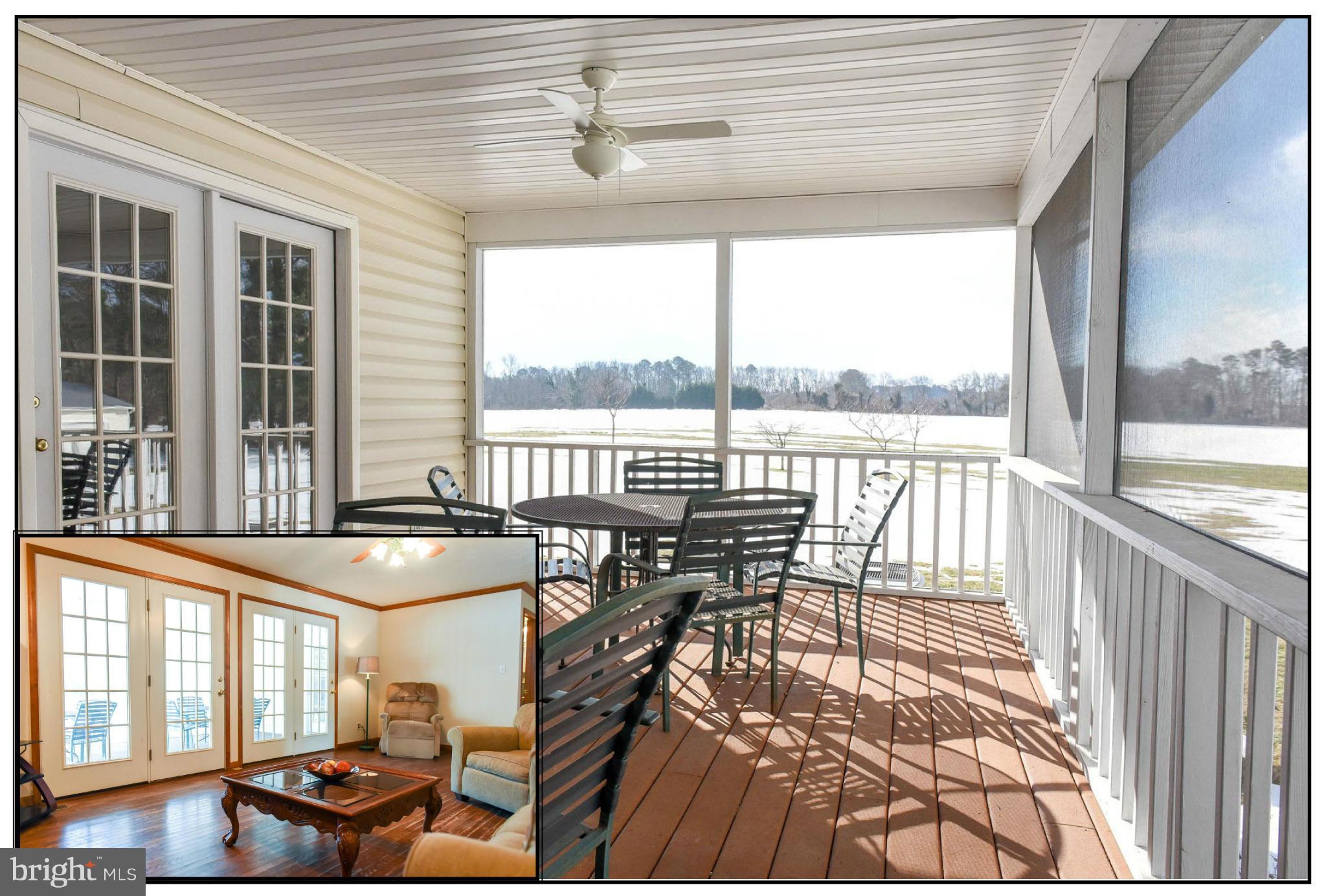 12675 Point Lookout Road Ridge, MD 20680 - Photo 14 of 30 Enjoy the Beautiful View from Your Screened Porch