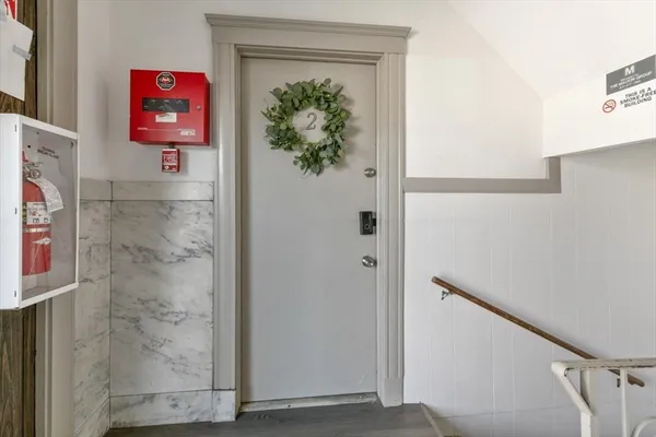 a view of bathroom with shower