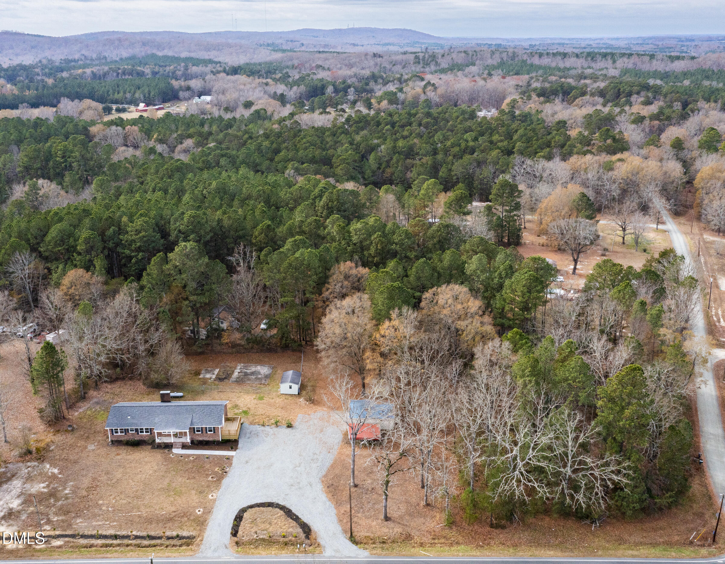 4713 South Nc 87 Graham, NC 27253 - Photo 35 of 35 an aerial view of a house with a yard basket ball court and outdoor seating