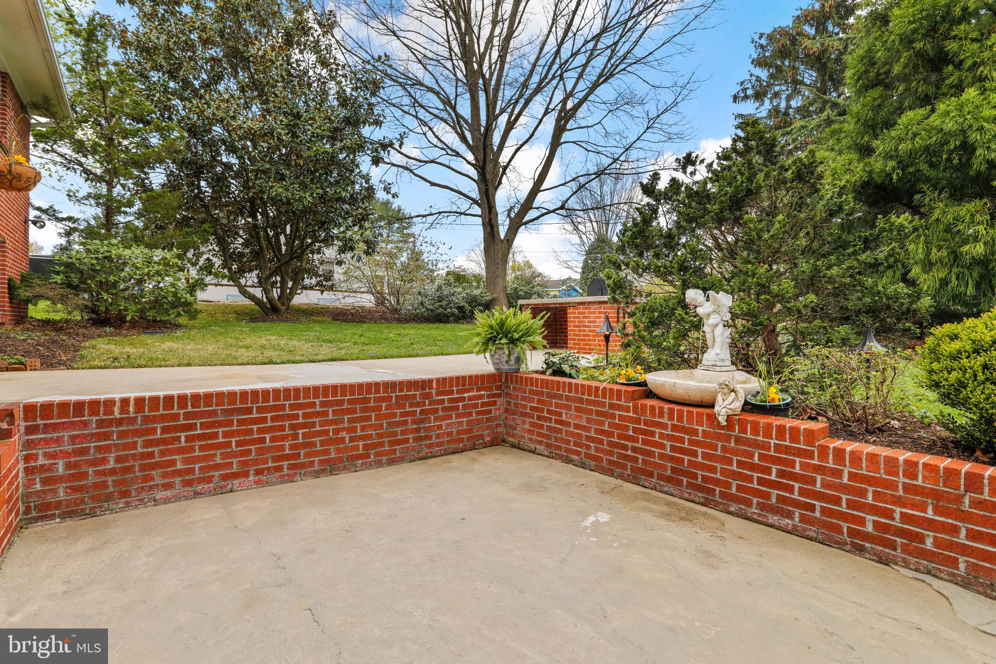 10600 Harry Heth Road Williamsport, MD 21795 - Photo 44 of 52 Two Level Entertaining Area and Water Fountain