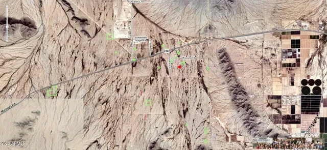 a view of a yard of the building