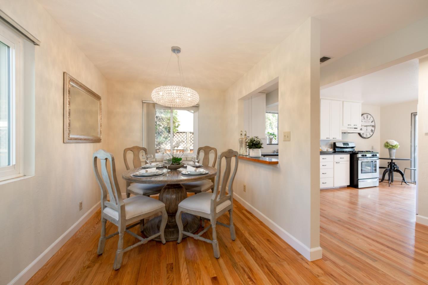 250 Vincent Drive Mountain View, CA 94041 - Photo 6 of 23 a view of a dining room with furniture and wooden floor