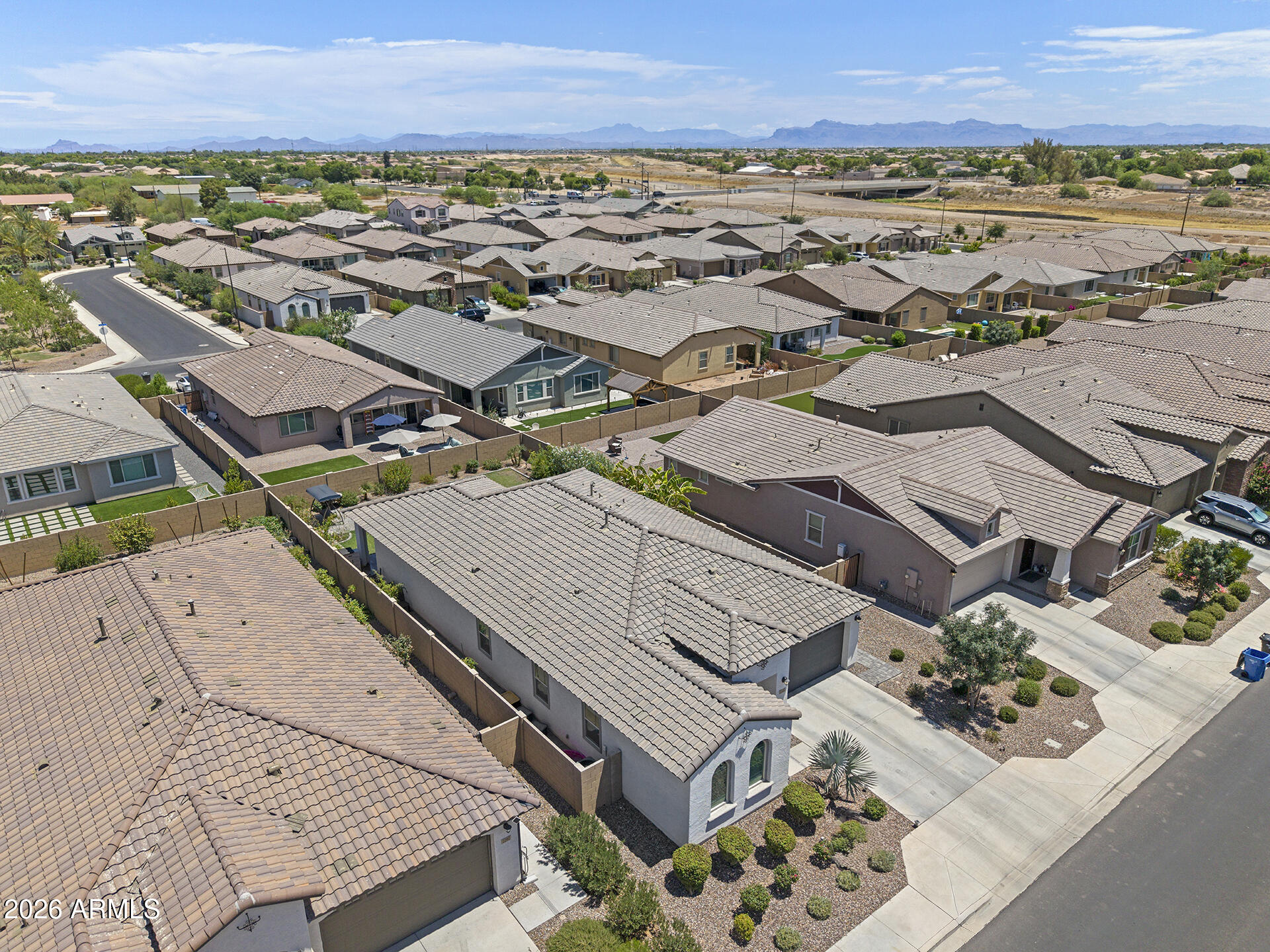 2300 East Ridgewood Lane Gilbert, AZ 85298 - Photo 31 of 50 Aerial View of Home