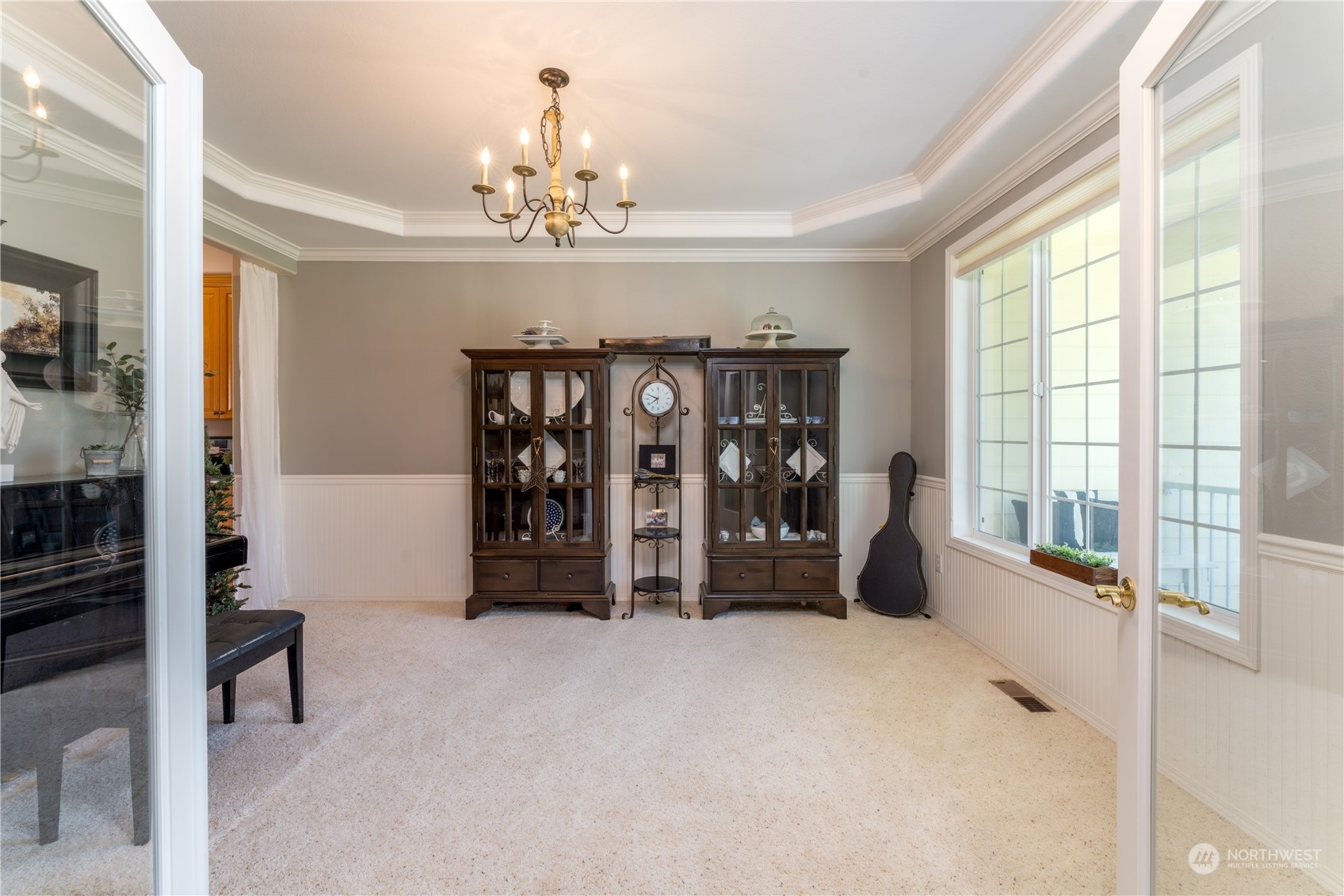 900 Loop Avenue Manson, WA 98831 - Photo 25 of 40 a view of a room with furniture chandelier and windows